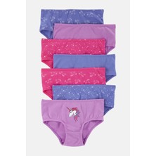 Carter's Kız Çocuk Unicorn 7'li Külot Set Mor 2T733710