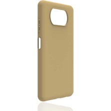 Zore Xiaomi Poco X3 Kılıf Vlmt Biye Silikon-Gold
