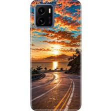 Vivo Y15S Kılıf Desenli Baskılı Tpu Rubber Kapak Manzaram