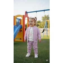 Pinomio Baby Kız Bebek Flamingo Baskılı 3'lü Takım