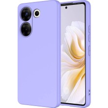 Zore Tecno Camon 20 Pro 4g Kılıf Vlmt Mara Laaakan Kapak-Lila