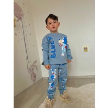 Narin Kids Örümcek Adam,bluey,avengers Detaylı 3 Iplik Kışlık Erkek Çocuk Eşofman Takımı