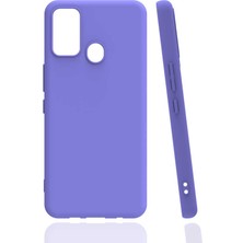 Zore Tecno Spark 7t Kılıf Vlmt Biye Silikon-Lila