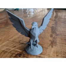 TSC 15CM Kanatlı Kartal Masa Üstü Figürü – Şık Pla Model – Modern Ev Ofis Için Dekor