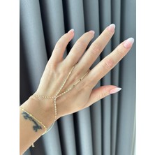 Luckyb Store Taşlı Gold Renk Şahmeran