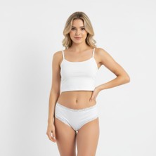 Bonbon Kadın Pamuklu Süs Dantelli Slip Külot BB2094