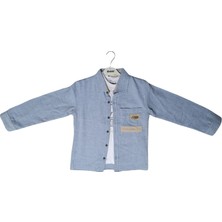 Finduks Kids Armalı T-Shırtlu Erkek Gömlek