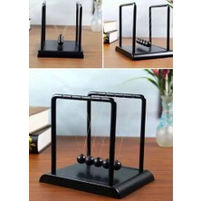 Skygo Ev Ofis Dekorasyonu Büyük Boy Newton Masa Süsü Metal Sarkaç Topu