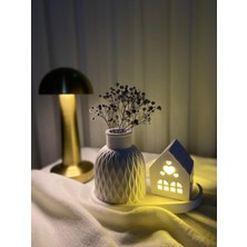 Dofa 2202 Vazo , Işıklı Tealight . Altlık ,hediyelik Dekarasyon.