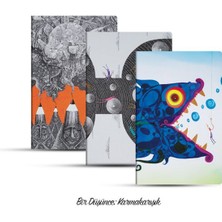 Hayat Store Üçlü Çizgisiz Defter Seti Bir Düşünce Karmakarışık