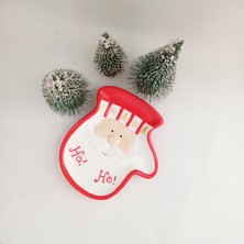 Empressco Çok Renkli Noel Baba Eldiven Tabak, Neşeli ve Renkli Sunumlar Için Mükemmel Seçenek