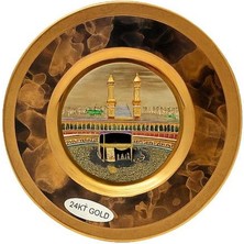 Shaco Design Chokin Art 24KT Gold Kabe Altın Porselen Tabak Koleksiyon