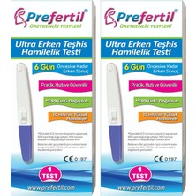 Prefertil Ultra Erken Teşhis Hamilelik Testi - [ 2 Kutu ]