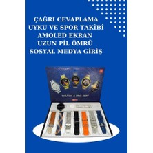 Butik 2025 Model Akıllı Saat ve 2.nesil Tws Bluetooth Kulaklık Yüksek Ses Kaliteli