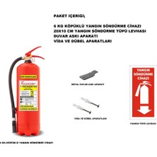 6 kg Köpüklü Yangın Söndürme Cihazı