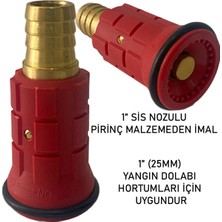 1" Sis Nozul- Yangın Dolap Lansı Pirinç Malzeme-1.kalite
