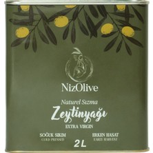 Niz Olive Memecik Erken Hasat Soğuk Sıkım Zeytinyağı 2024-2025 Teneke 2 lt