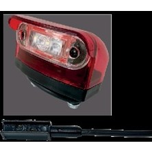  tırsa plaka lambası kırmızı kılık uçlu