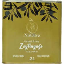 Niz Olive Memecik Naturel Sızma Soğuk Sıkım Zeytin Yağı 2 Lt