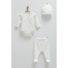 Caramell Little Emu Cute Bear 3'lü Body Pantolon Şapka