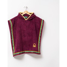 BE-0818-PR Benetton Çocuk Panço Havlu