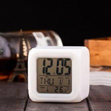 Skygo Renk Değiştiren Alarmlı Dijital Küp Saat