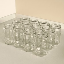 Sarkap Home 12'li 425 ml Kapaksız Cam Kavanoz