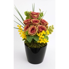 Rusty Rose Mimosa – Premium Yapay Aranjman