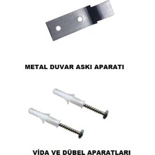 Yangın Tüpü Metal Askı Aparatı Metal 10'lu Set Vida Dübel Dahil