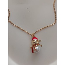 Kadın Yılbaşı Chiristmas Temalı Kolye