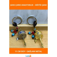 Letsii Metal Feng Shui Şans Çarkı Anahtarlık 11 cm