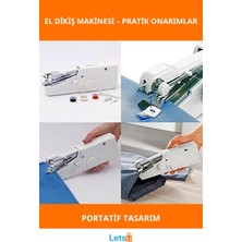 Letsii Mini Portatif El Dikiş Makinesi Handy Stitch