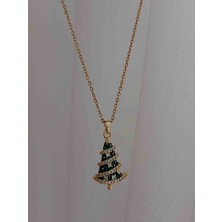 Kadın Yılbaşı Christmas Temalı Kolye