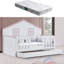 Setay Montessori Yatak, Bello Yavrulu Yavrulu Karyola + 1 Adet Comfort Yatak