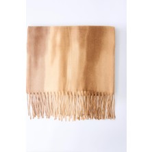 Jimmy Key Bej Püskül Detaylı Dokuma Şal