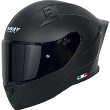 Sway Sw 869 Matt Black Full Face - Standart - Xxl - ST00441-STANDART-XXL