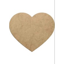 Rapithwin 12 Adet 33 cm 3 mm Ham Mdf Duralit Kalp Supla,amerikan Servis,sunumluk