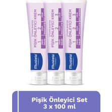 Mustela Pişik Önleyici Doğal Kökenli Bakım Kremi 3’lü Set 100 ml x 3