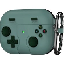 Caseonn Samsung Galaxy Buds 3 Pro Kılıf Retro Gamepad Yeşil