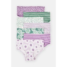 Carter's Kız Çocuk Baskılı 7'li Külot Set Lila 2T732010