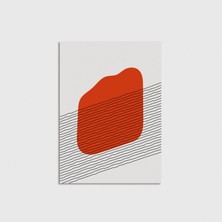 Domirus Linear Stain V3 Çerçevesiz Poster Duvar Dekorasyonu