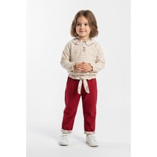 MiaBaby Yakası Fırfırlı 2 Li Pantolon Takım
