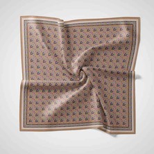 Piramit Naturel Eşarp | Osmanlı Motif