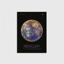 Domirus Nasa - Mercury Çerçevesiz Poster Duvar Dekorasyonu