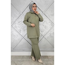 Pys Giyim Kadın Beden Taş Drtaylı Tesettür Takım