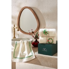 Penelope Yılbaşı Temalı %100 Pamuk 3'lü Kutulu Havlu Seti - Joy Box