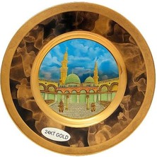 Shaco Design Chokin Art 24KT Gold Kabe Altın Porselen Tabak Koleksiyon