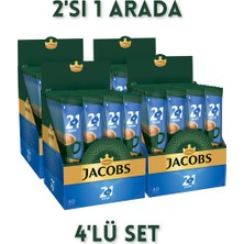 Jacobs 2'si 1 Arada Karışım Kahve 160 Adet (40'lı Kutu x 4 )