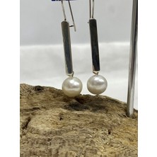 Firuze Gümüş Gümüş Incili Kadın Küpe