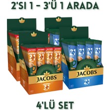 Jacobs 4'lü Set (2 x 2'si 1 Arada & 2 x 3'ü 1 Arada)